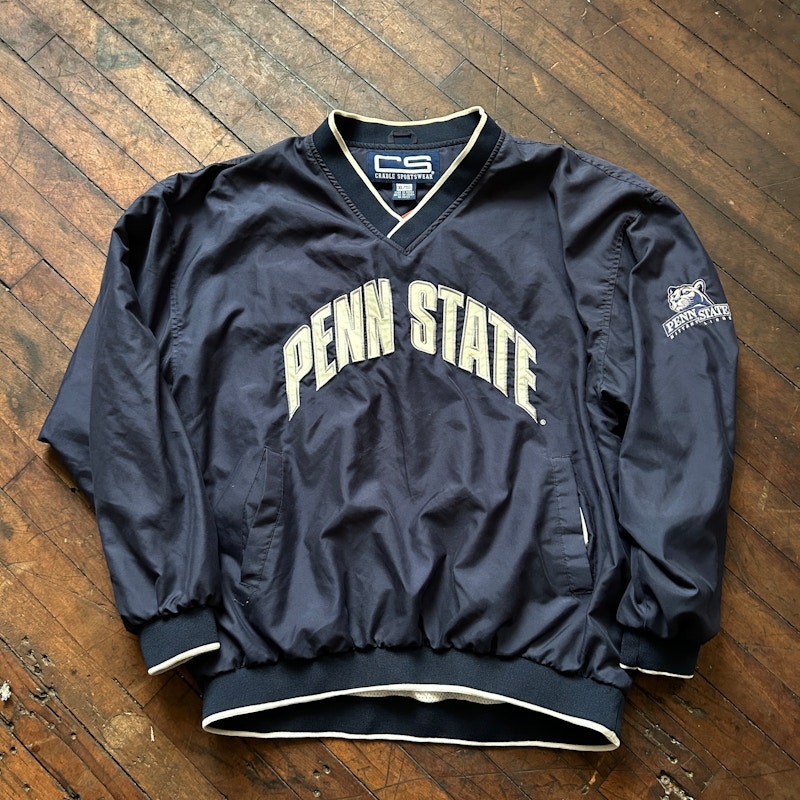 Crable Sportswear Penn State Nittany Lions Pullover Jacket Navy