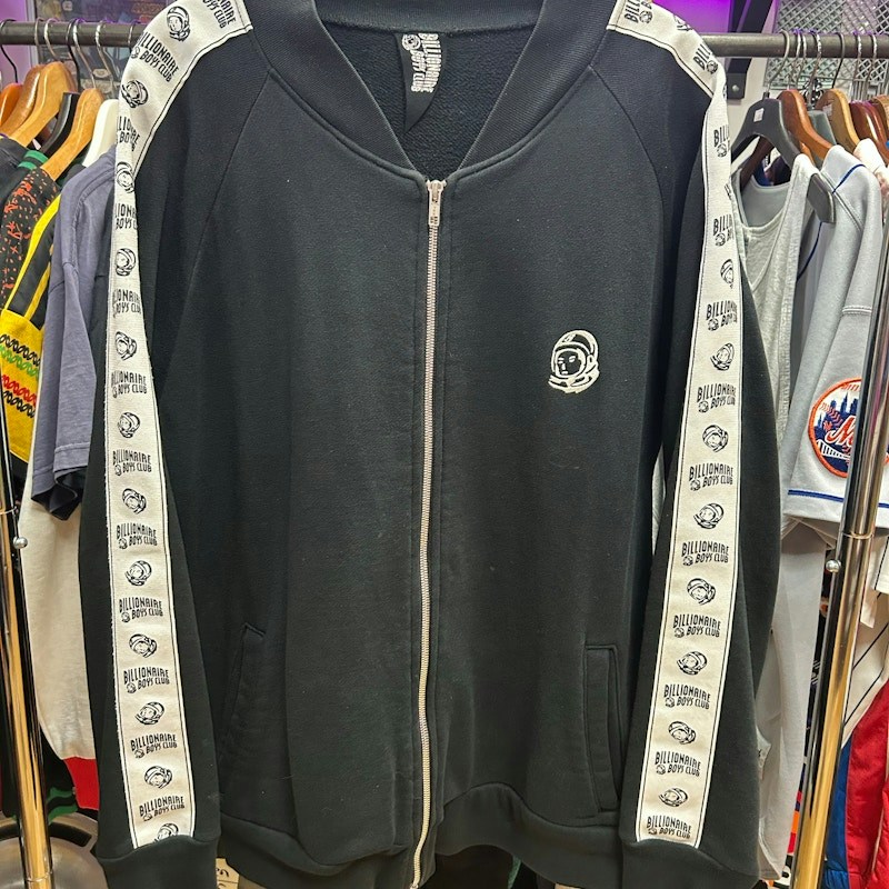 Billionaire Boys Club Astronaut Logo Zip Track Jacket Black