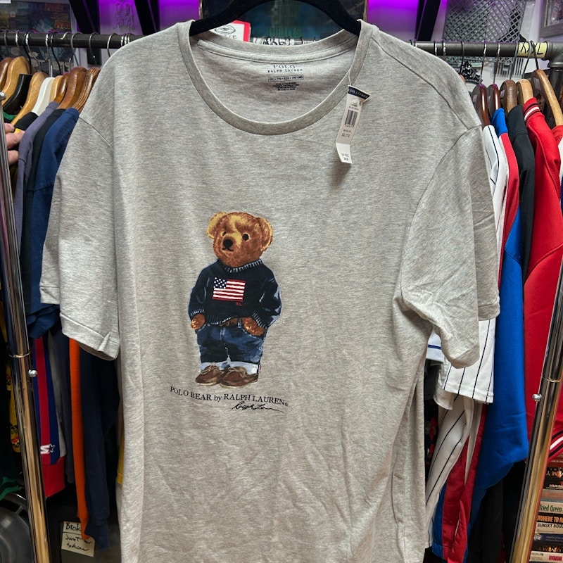 Polo Ralph Lauren Polo Bear Graphic T-Shirt Grey