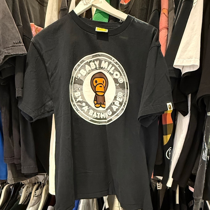 A Bathing Ape Baby Milo T-Shirt Black