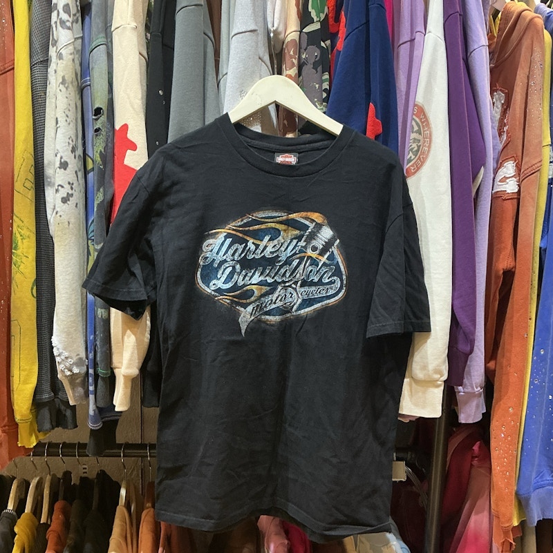 Harley-Davidson Logo Graphic T-Shirt Black Navy