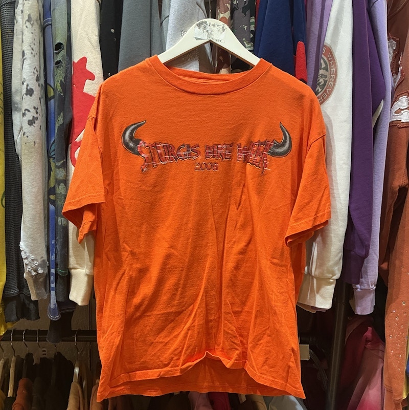 Lee Sturgis Bike Week 2008 T-Shirt Orange