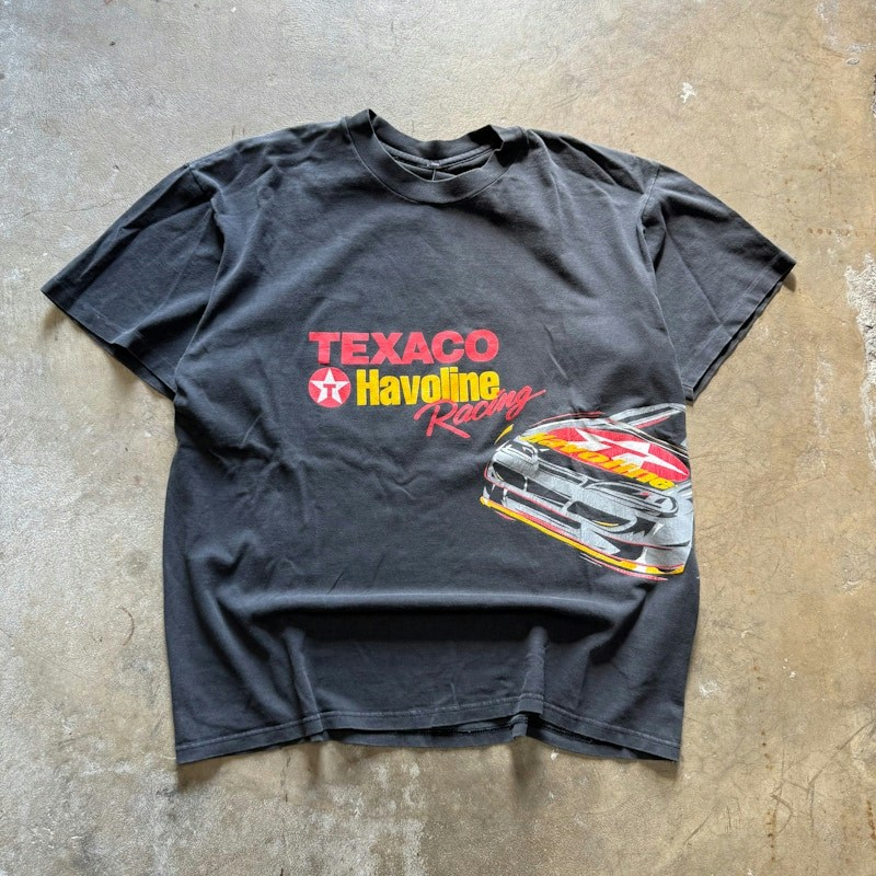 Vintage NASCAR racing Texaco Havoline Racing 28 NASCAR T-Shirt Black