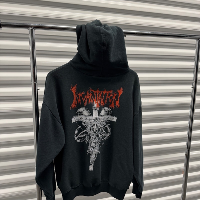 2000s Incantation Decimate Christendom Hoodie grunge band metal 