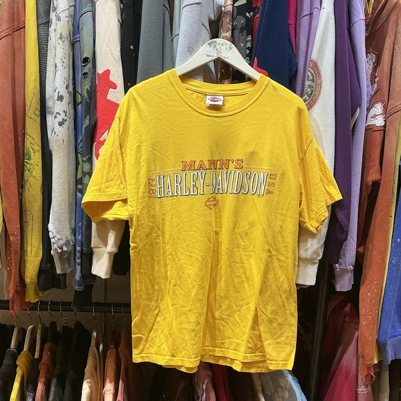 Harley-Davidson Mann's Harley-Davidson T-Shirt Yellow