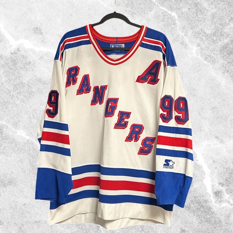 Starter Wayne Gretzky New York Rangers Jersey White