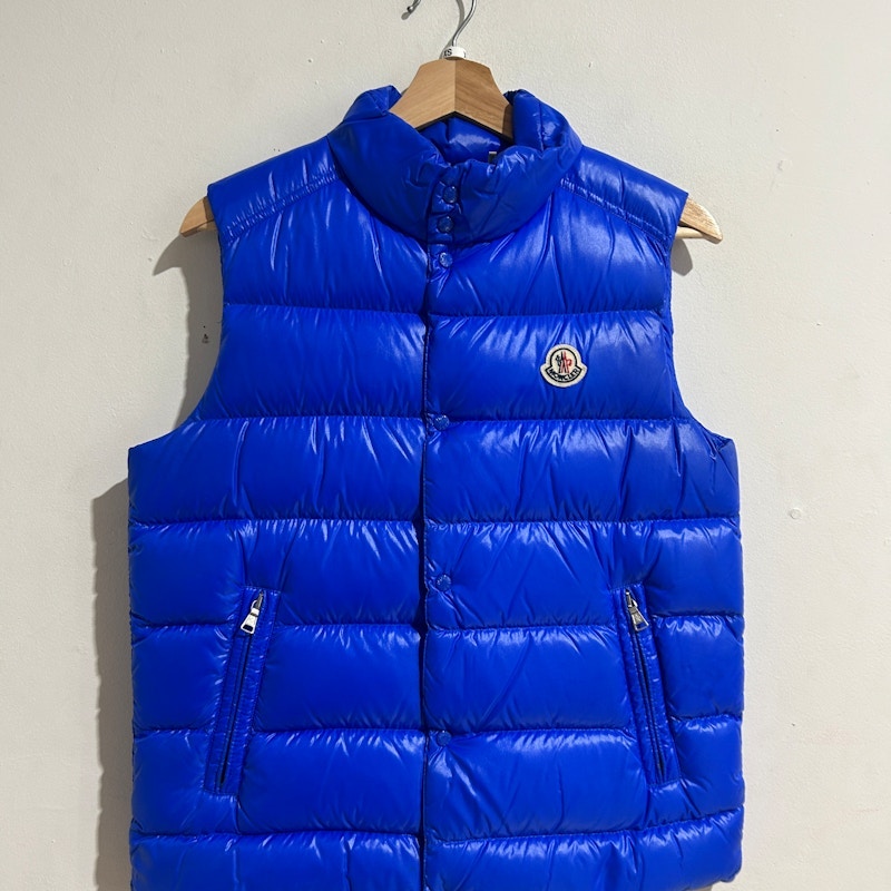 Moncler Kids Blue Puffer Vest