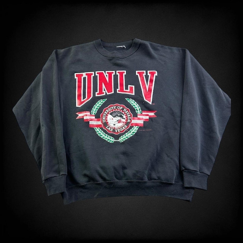 Vintage UNLV University of Nevada Las Vegas Sweatshirt Black