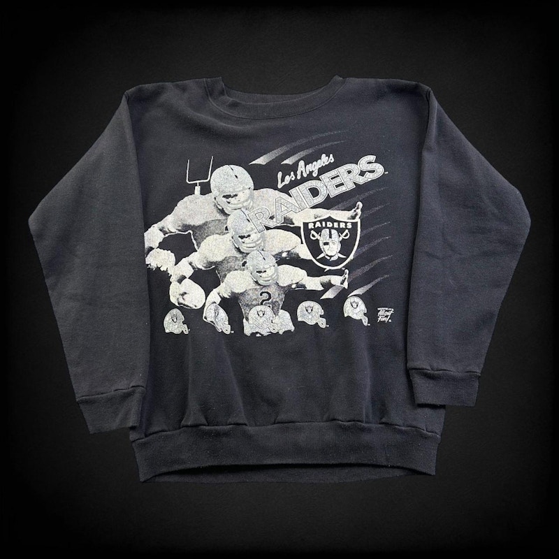 Vintage Los Angeles Raiders Graphic Sweatshirt Black
