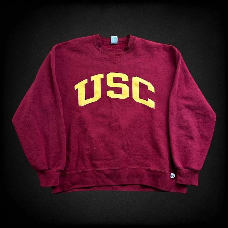 Vintage Russell Athletic USC Crewneck Sweatshirt Maroon