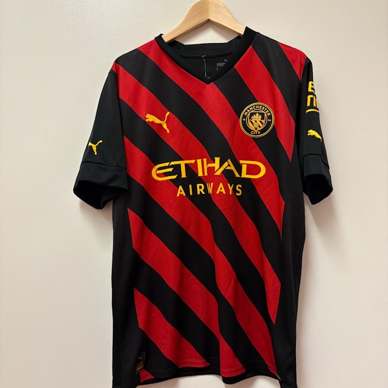 Puma Manchester City 2022–23 Away Jersey – Erling Haaland #9