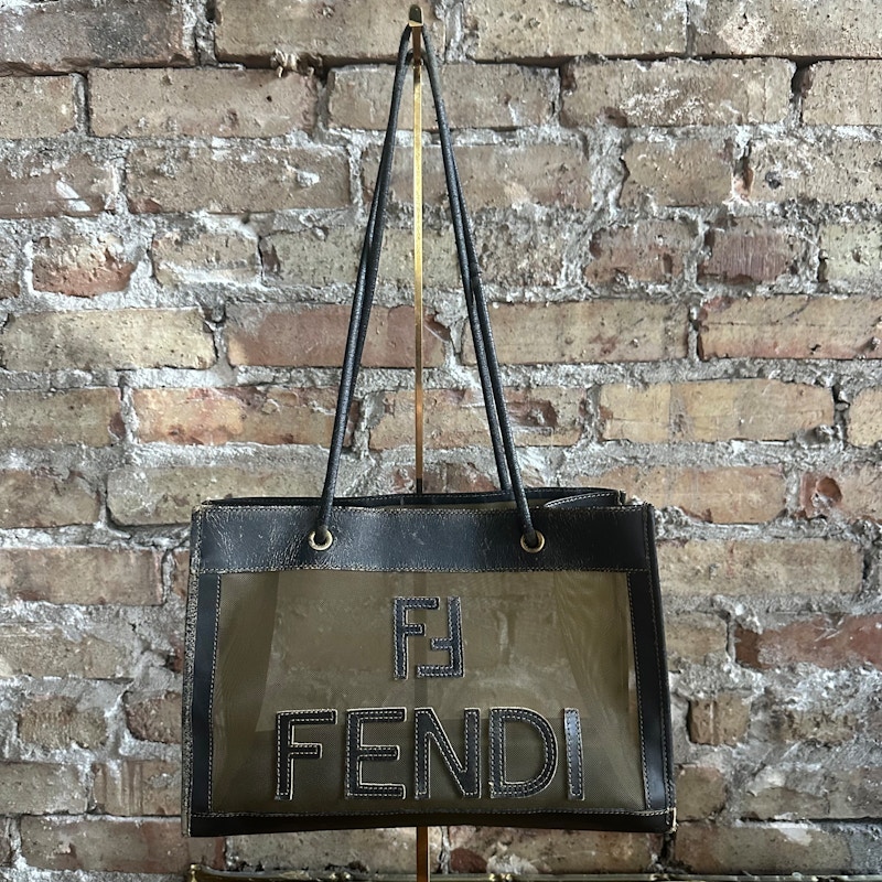 Fendi Mesh Tote Bag
