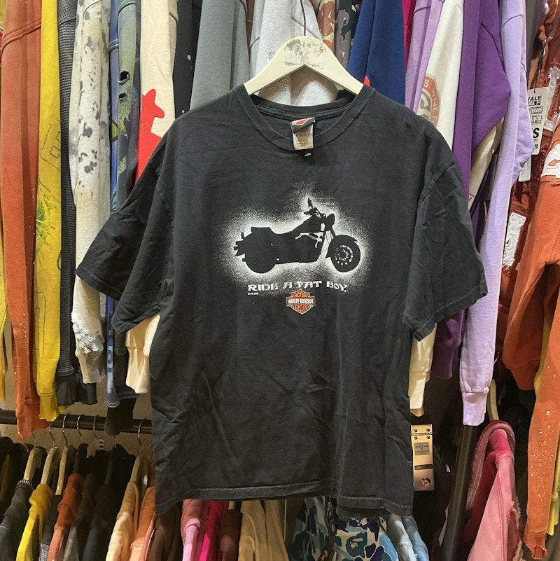 Harley-Davidson Ride A Fat Boy T-Shirt Black