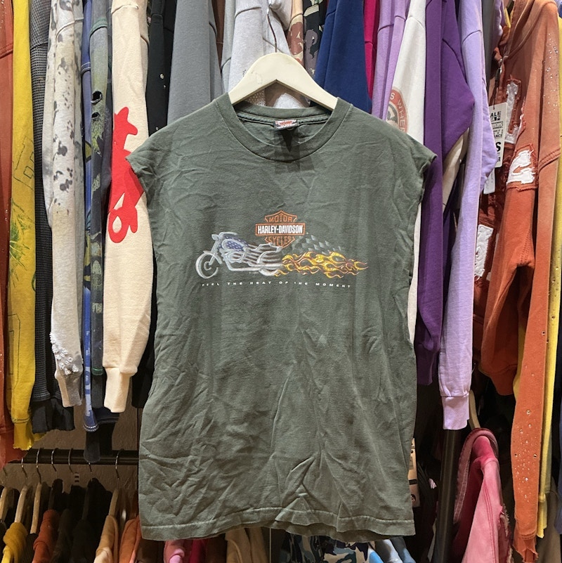 Harley-Davidson Sleeveless T-Shirt Green
