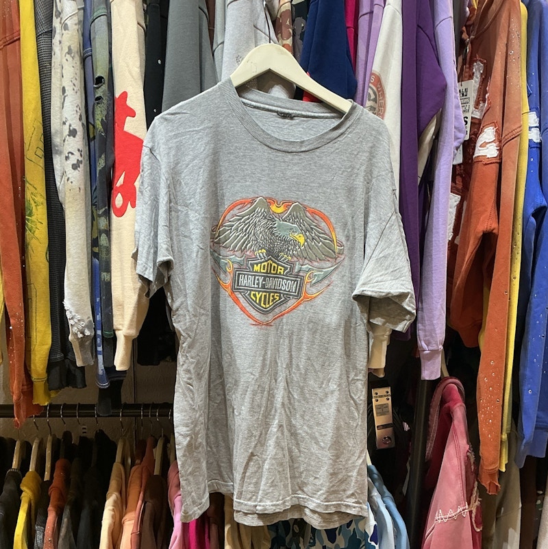 Harley-Davidson Eagle Graphic T-Shirt Gray