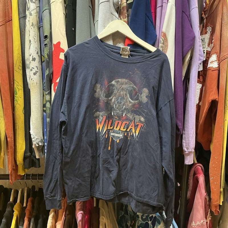 Harley-Davidson Wildcat Long Sleeve T-Shirt Black