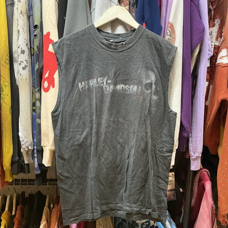 Harley-Davidson Corpus Christi Sleeveless T-Shirt Grey