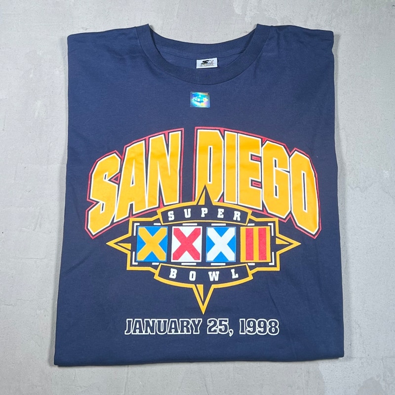 Starter Super Bowl XXXII T-Shirt Navy