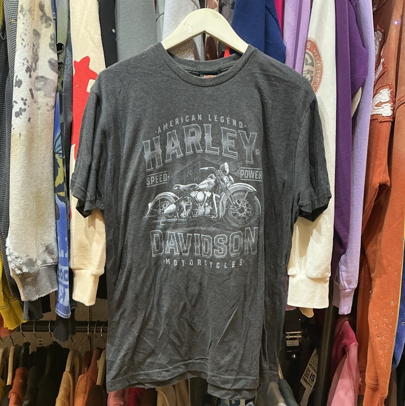 Harley-Davidson American Legend Motorcycle T-Shirt Gray