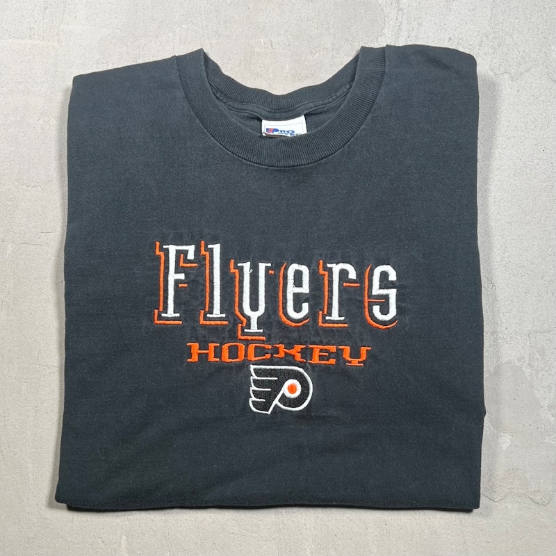 Vintage 1990s Pro Player Philadelphia Flyers T-Shirt Black