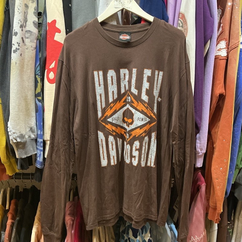 Harley-Davidson Long Sleeve Shirt Brown