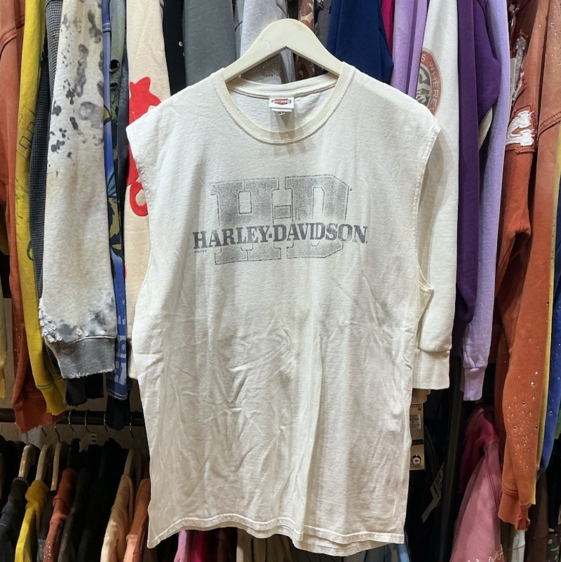 Harley-Davidson Sleeveless T-Shirt White