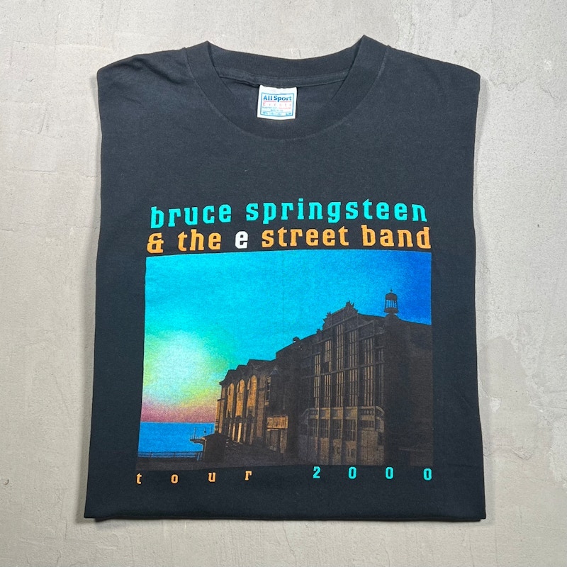 Vintage 2000 Bruce Springsteen & The E Street Band Tour 2000 T-Shirt Black
