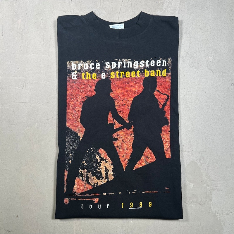 Vintage 1999 Bruce Springsteen & The E Street Band 1999 Tour T-Shirt Black