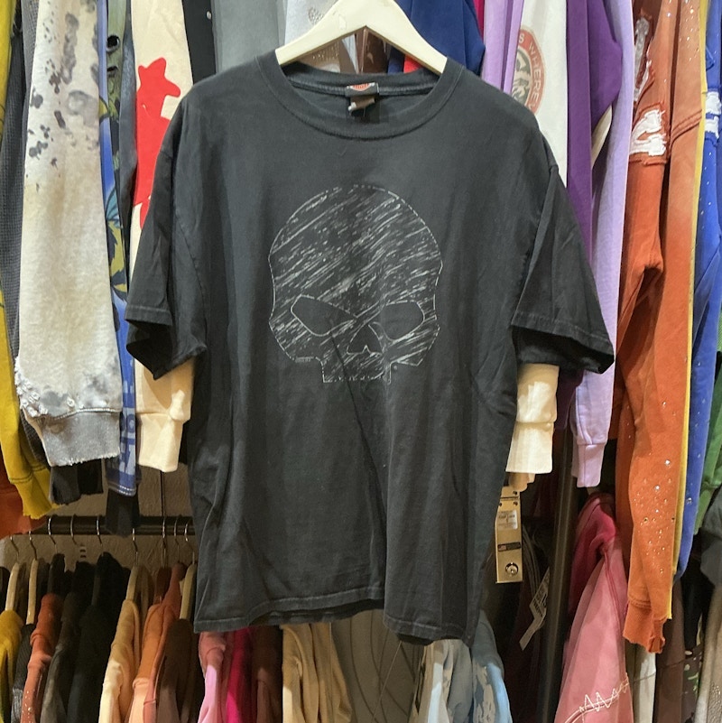 Harley-Davidson Willie G Skull T-Shirt Black