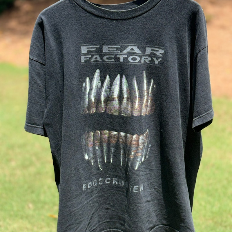1999 Fear Factory Edgecrusher T-Shirt Black
