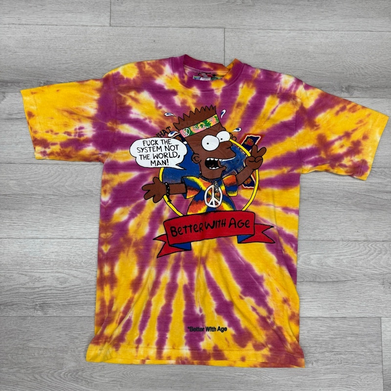 Better With Age Worser Yellow Tie Dye Tee