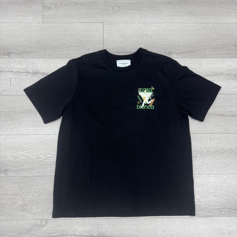 Casablanca Le Jeu Black Tee