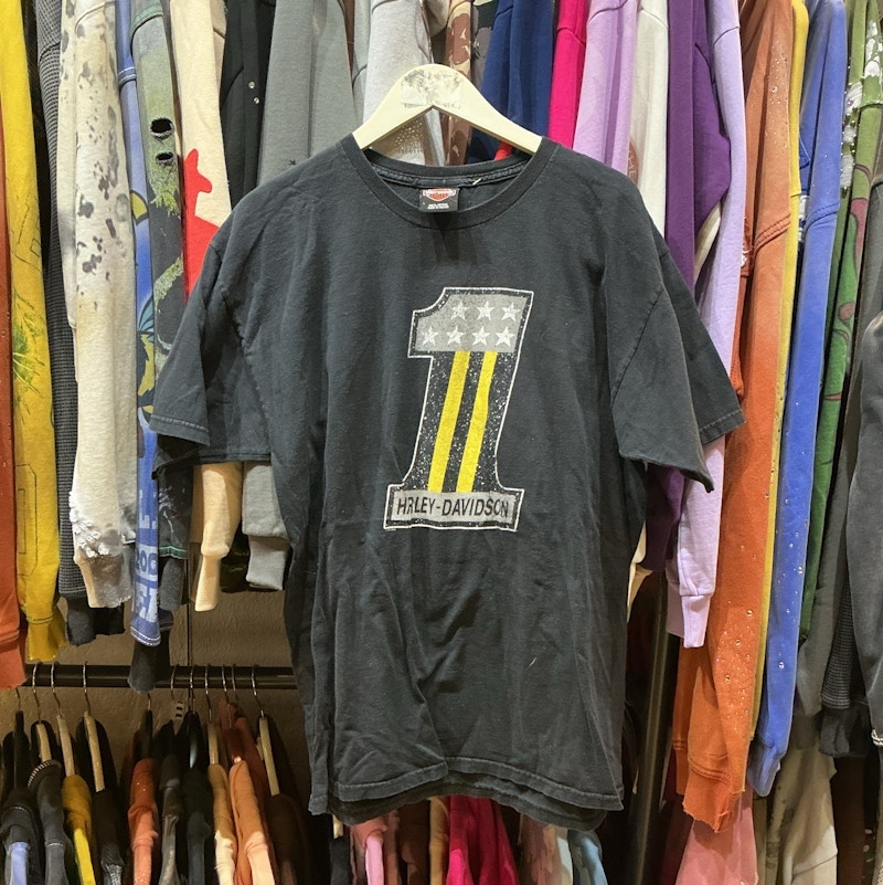 Harley-Davidson Number 1 Graphic T-Shirt Black
