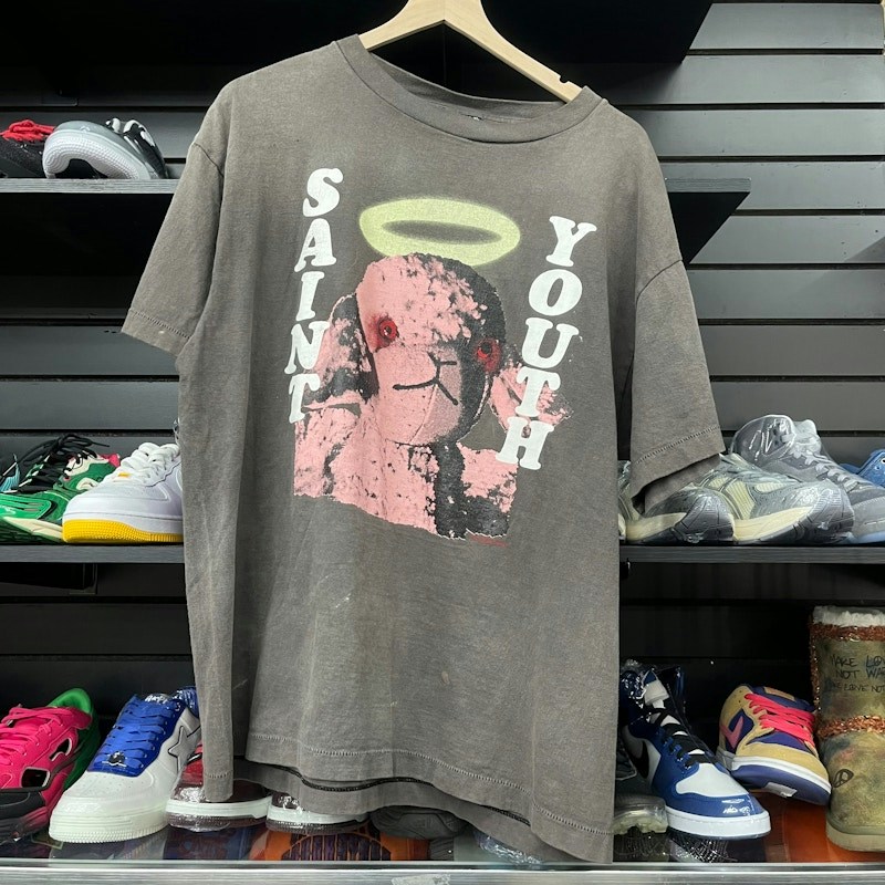 Saint Mxxxxxx Saint Youth Ascension T-Shirt Gray