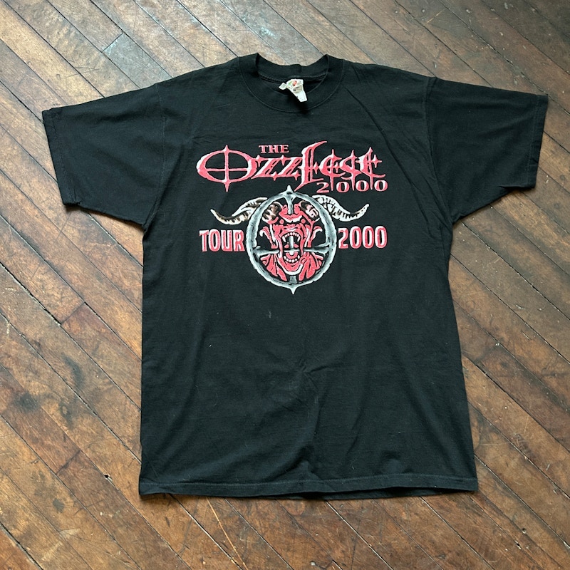 Vintage Ozzfest 2000 Tour T-Shirt Black
