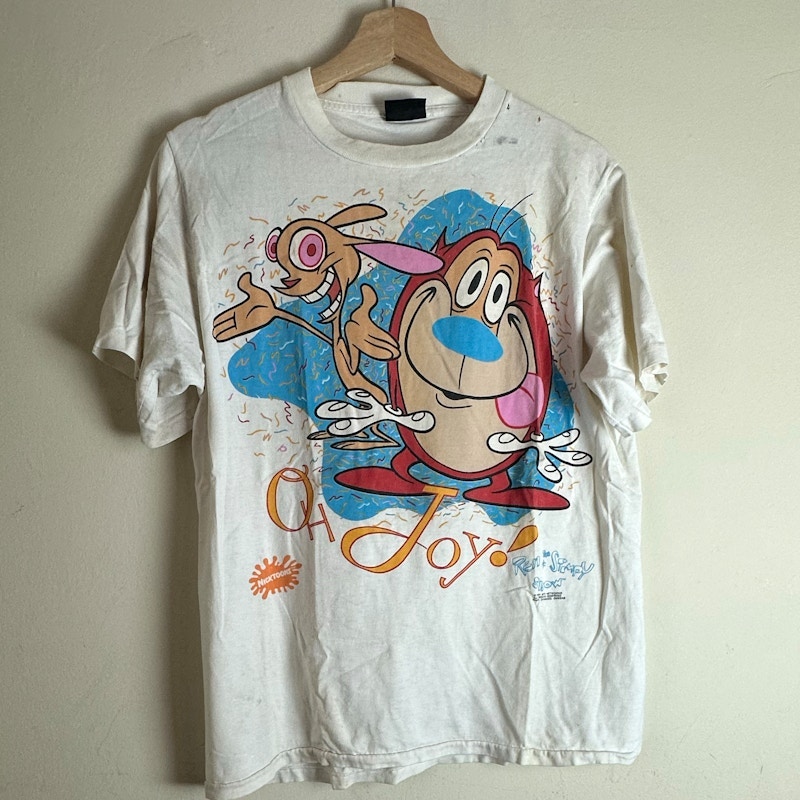 Changes Ren & Stimpy Show Oh Joy T-Shirt White