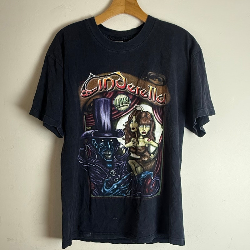 Cinderella Live Tour Graphic T-Shirt Black