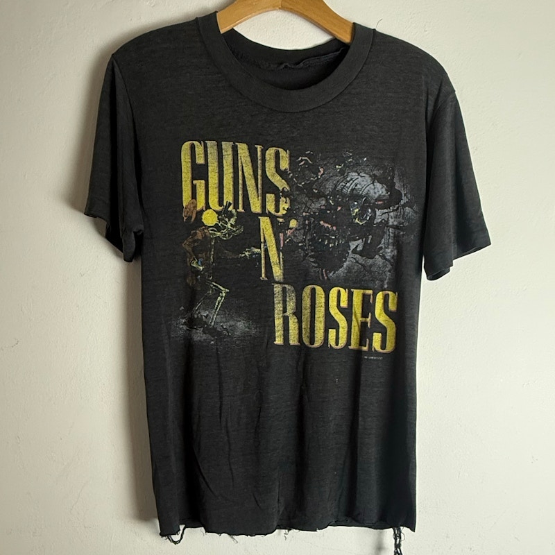 Guns N' Roses Skeleton Graphic 80s