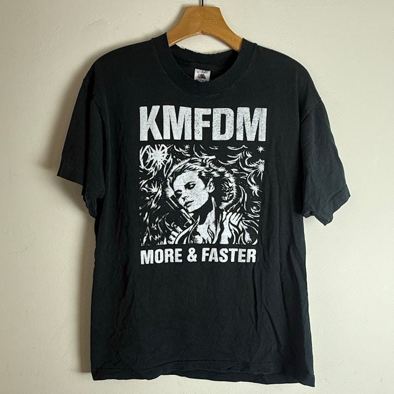 KMFDM More & Faster T-Shirt Black 90s