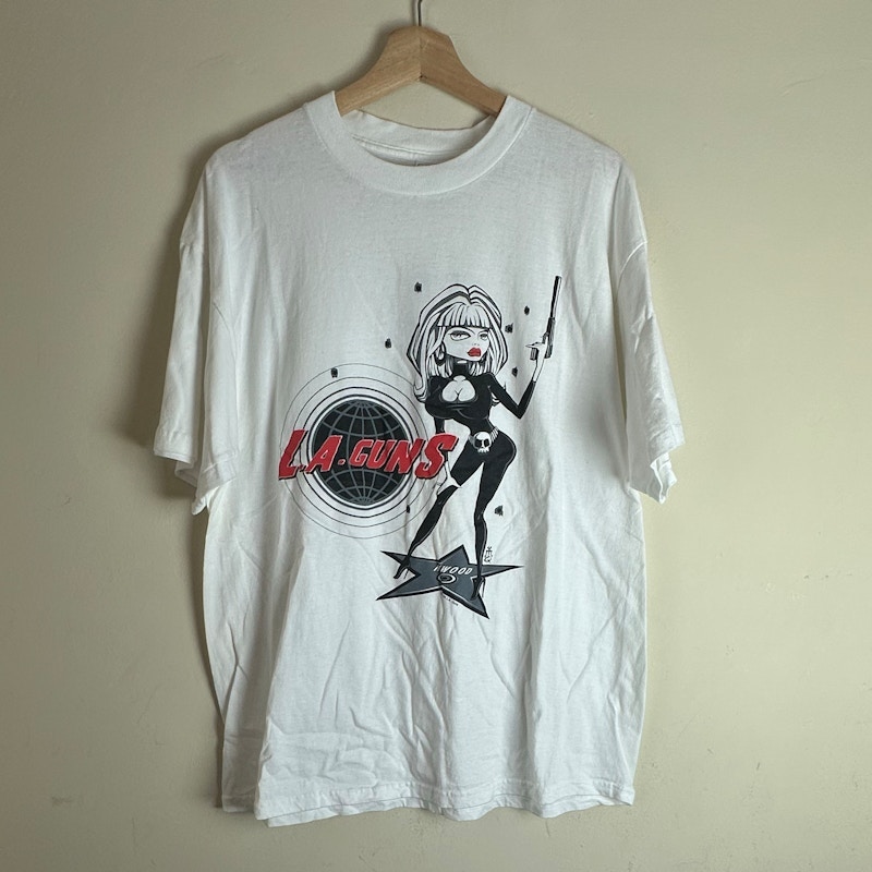 L.A. Guns Band 1999 Graphic T-Shirt White