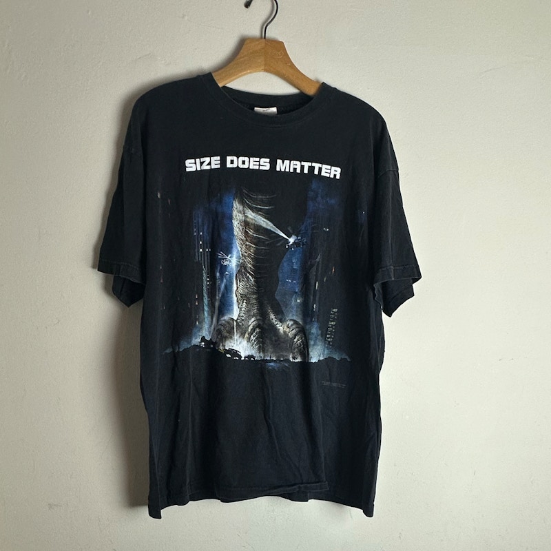 Cronies Godzilla Size Does Matter T-Shirt Black