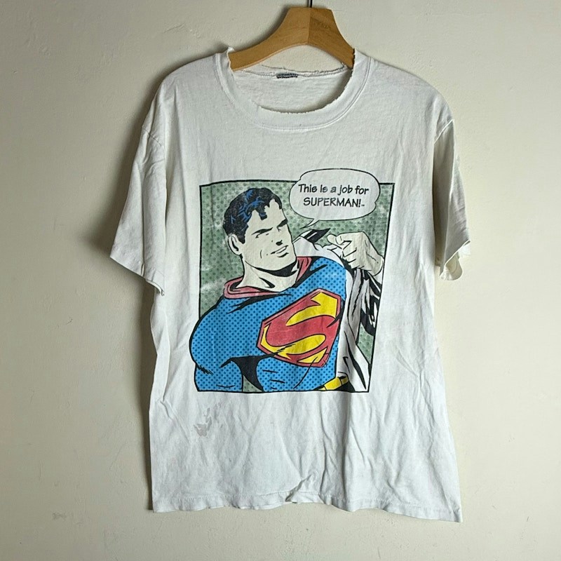 DC Comics Superman This Is A Job For Superman T-Shirt White