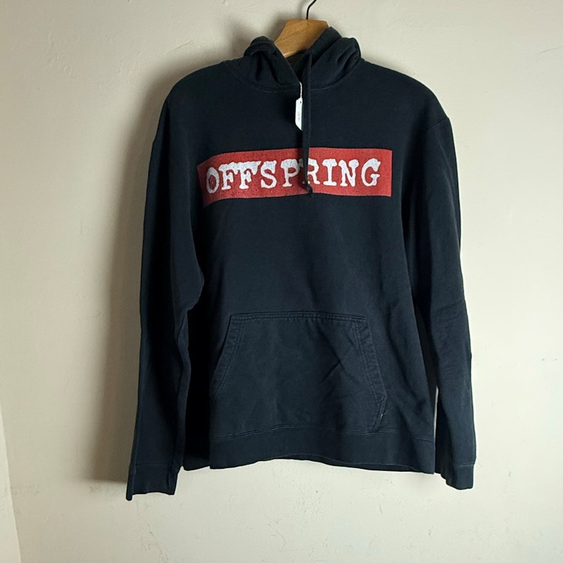 The Offspring Red Box Logo Hoodie Black