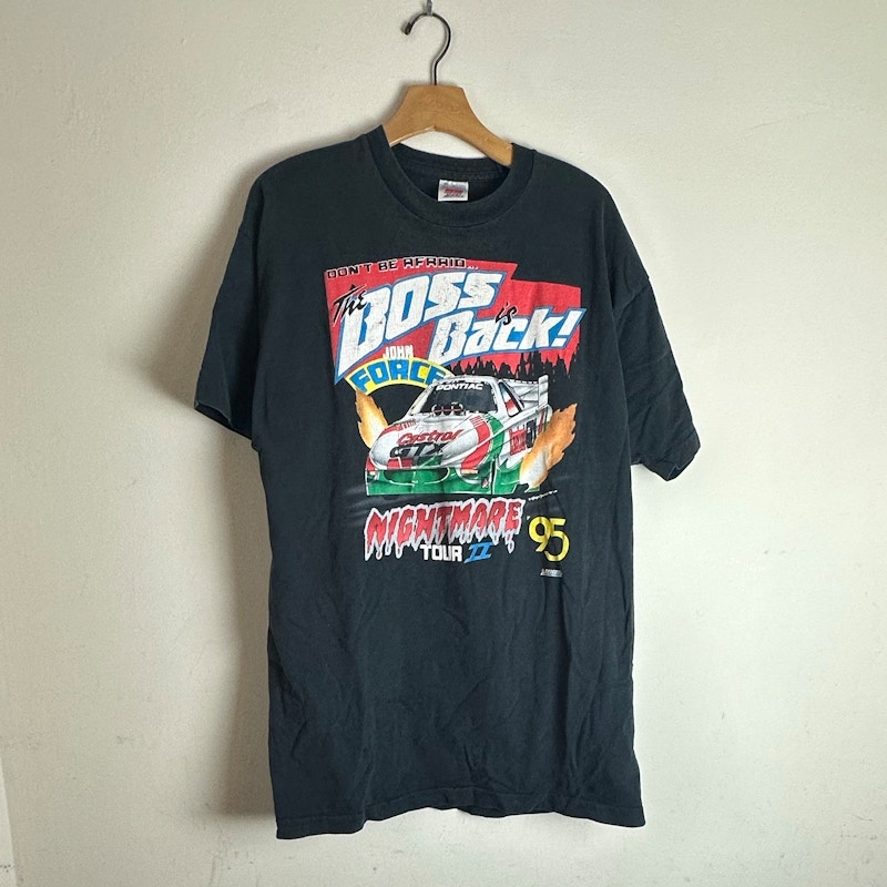 Sport Service John Force Nightmare NASCAR Tour '95 T-Shirt Black