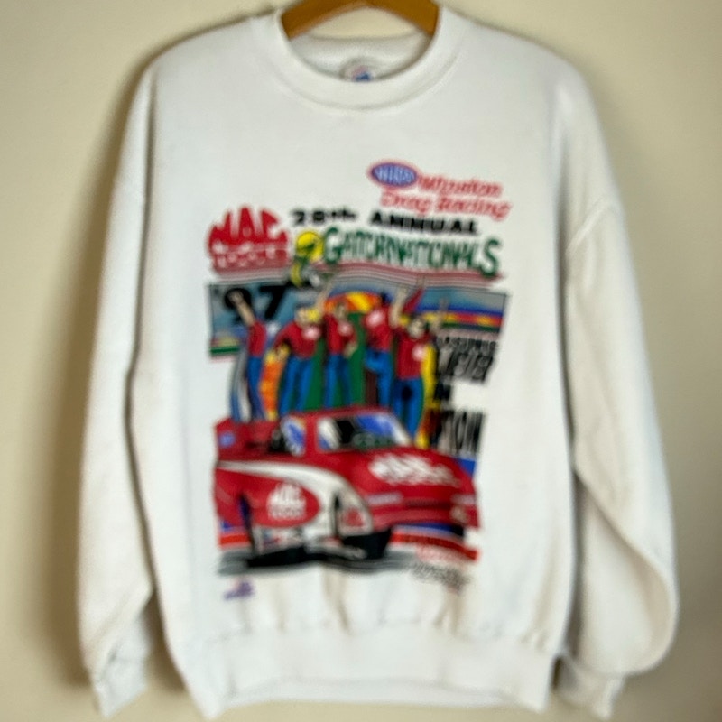 Mac Tools 28th Annual Gatornationals 1997 Sweatshirt White