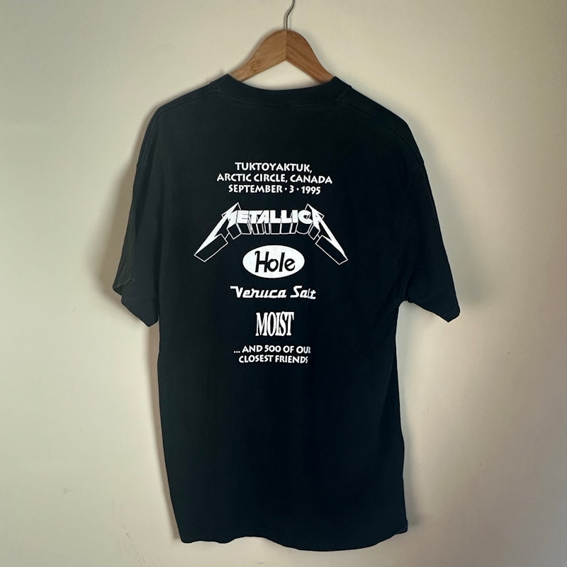 Hole Metalica Vercua Salt One Day Event Band T-Shirt Black
