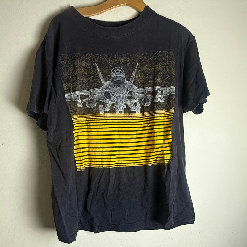 Blackbird F/A-18 Hornet Graphic T-Shirt Black