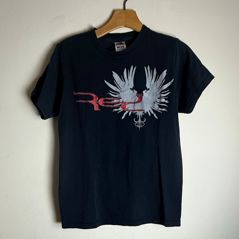 Fruit of the Loom Red Band Wing Logo T-Shirt Black