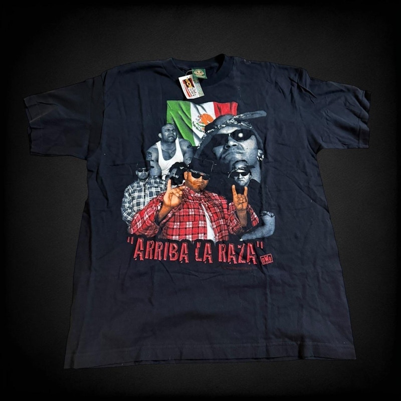 Vintage nWo Arriba La Raza T-Shirt Black