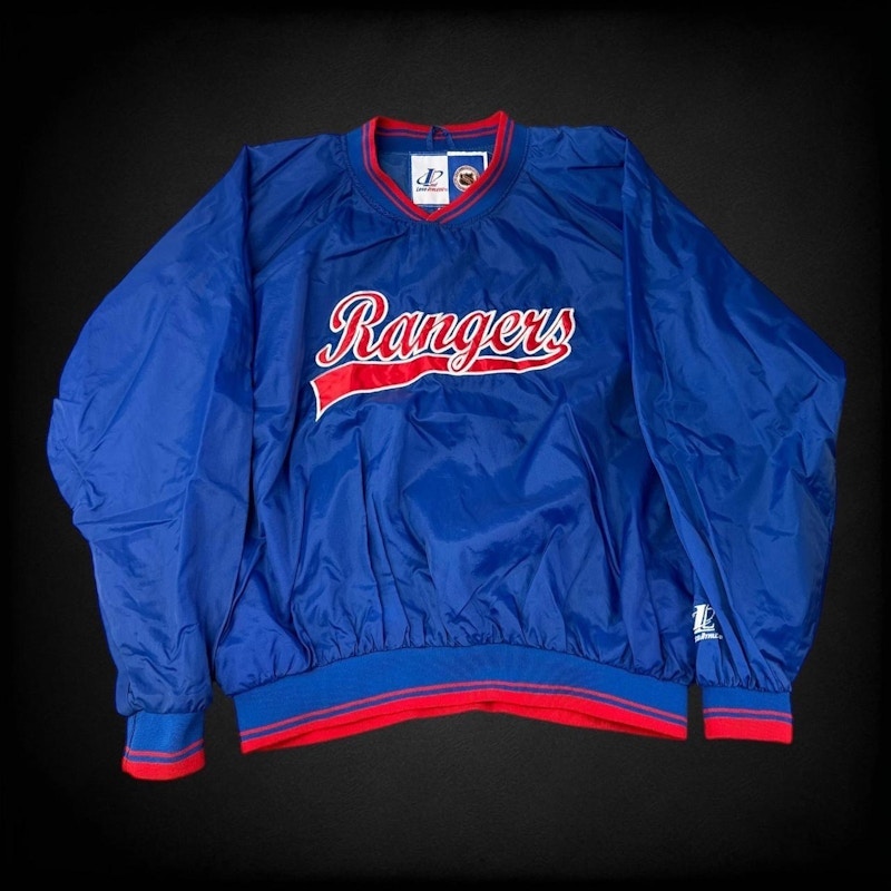 Logo Athletic New York Rangers Pullover Jacket Blue